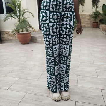 Granny Square Crochet Pants