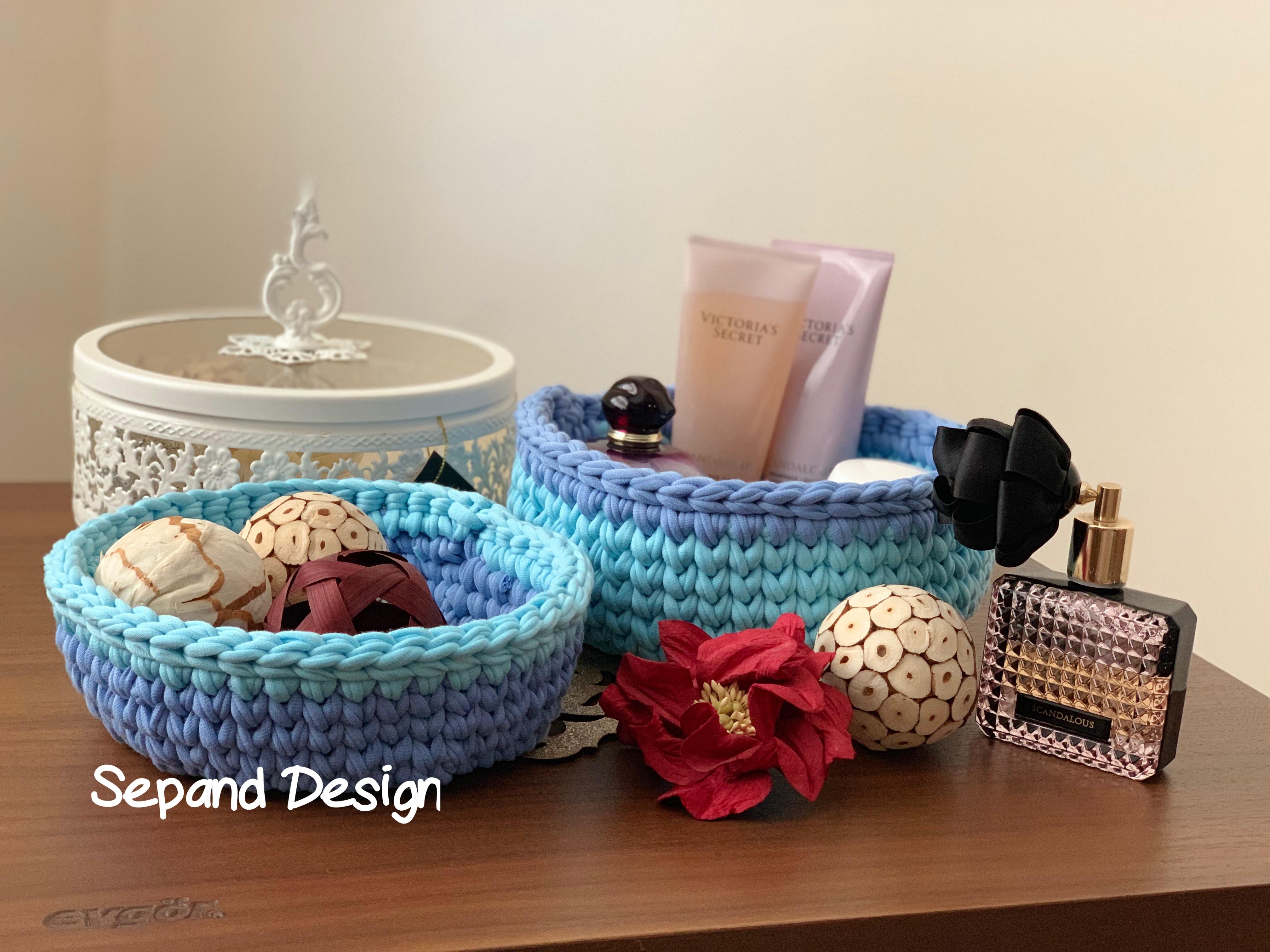 Zpaghetti (t-shirt) yarn basket- Center Circle