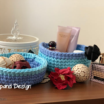 Zpaghetti (t-shirt) yarn basket- Center Circle