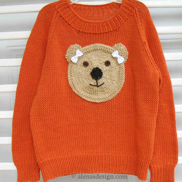 Bear Pom-Pom Pullover