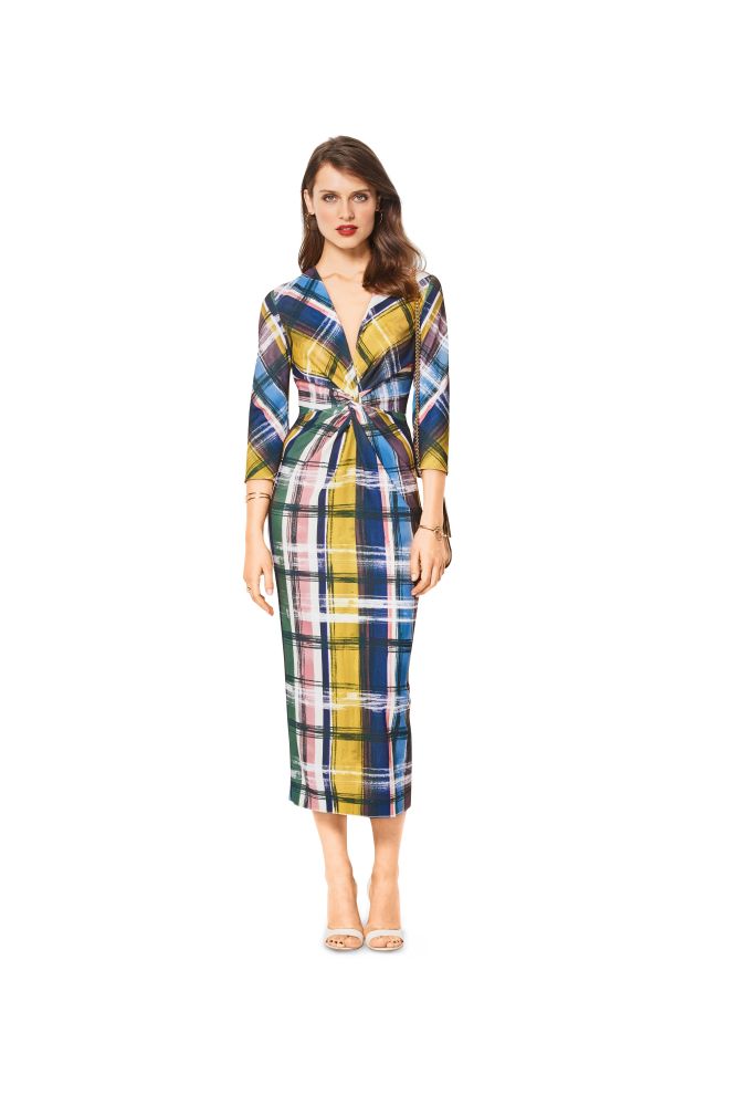Burda Style Women's V Neck Evening Dress B6442 - Paper Pattern, Size 8-18