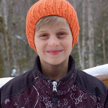 Men's Reversible Knit Look Beanie