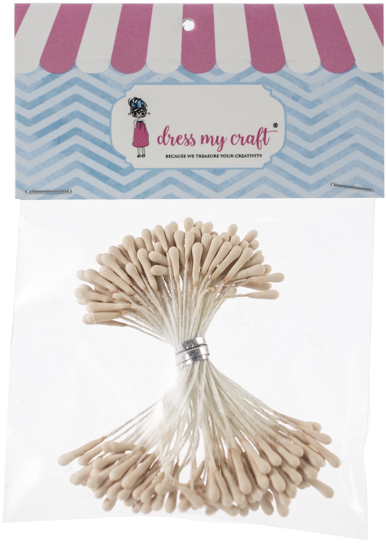Dress My Craft Pastel Thread Pollen - Light Peach