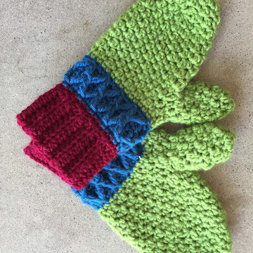 Diamond Trio Mittens