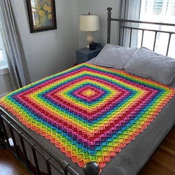 Rainbow Bavarian Throw