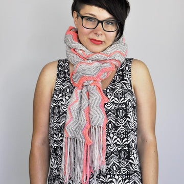 Chevron Fringe Scarf