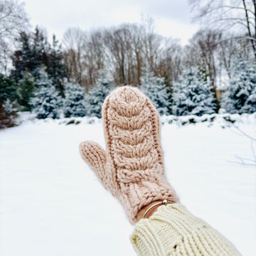 Cozy Cable Mittens