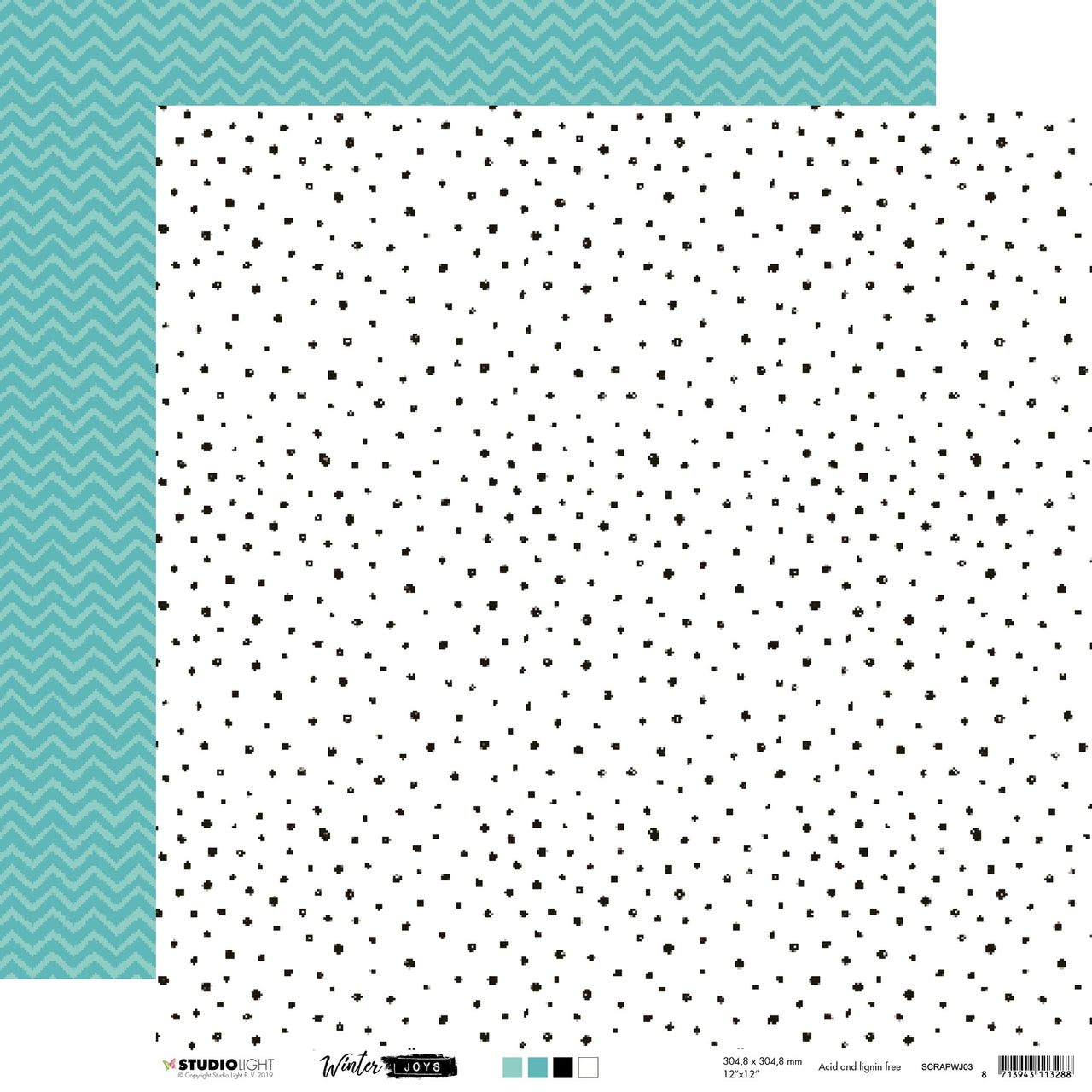 Studio Light Winter Joys Double-Sided Cardstock 12"X12" 10/Pkg - NR. 03
