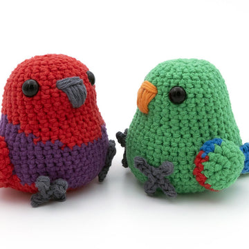 Amigurumi Eclectus Parrot