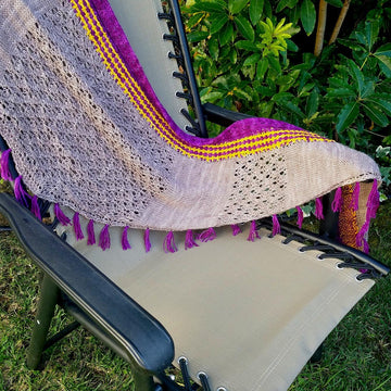 Violet Storm Shawl