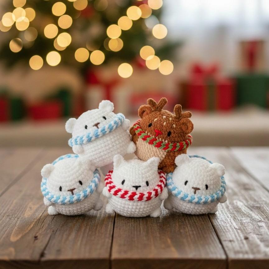 Free Crochet Pattern Christmas, Christmas Animals
