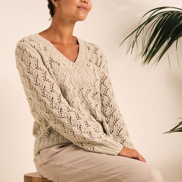 Chaffinch Sweater in Rowan Creative Linen - Downloadable PDF
