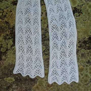 Frost on The Trees Lace Scarf