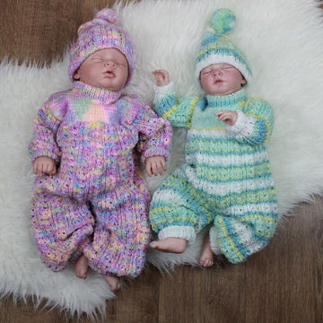 Knitting Pattern baby pram set UK & USA Terms #38