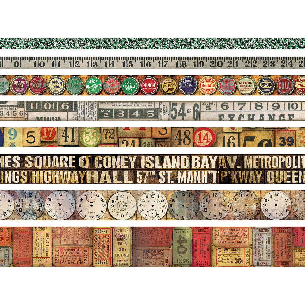 Advantus Idea-Ology Design Tape 8/Pkg - Vintage