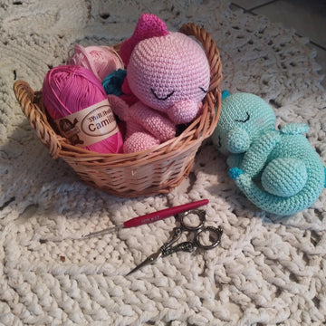 Schlafende Baby Drachen