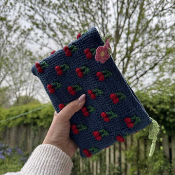 Cherry Book Sleeve Pouch