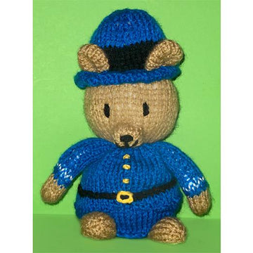 Police Teddy Bear choc orange cover /15cm toy