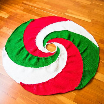 Spiral Christmas Tree Skirt