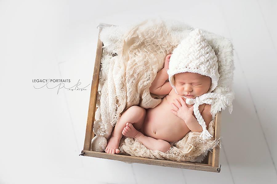 Diagonal Weave Pixie Bonnet