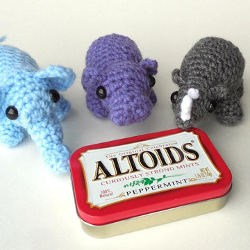 Tiny/Mini Rhino Amigurumi/Plush Toy