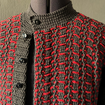 Offset Texture Cardigan