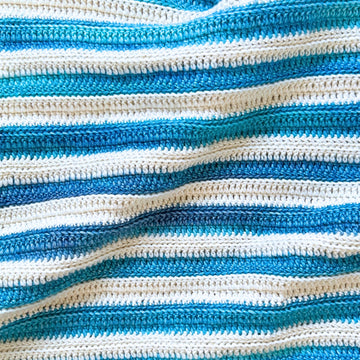 Layered Lines Baby Blanket
