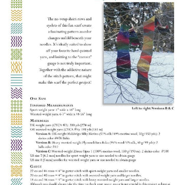 Zig Zag Eyelet Scarf