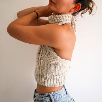 Copious Cables Halter Top