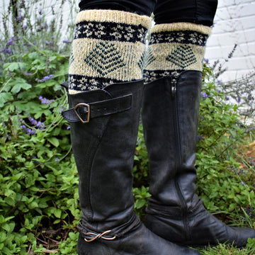Snowing in the Forest Boot Cuffs