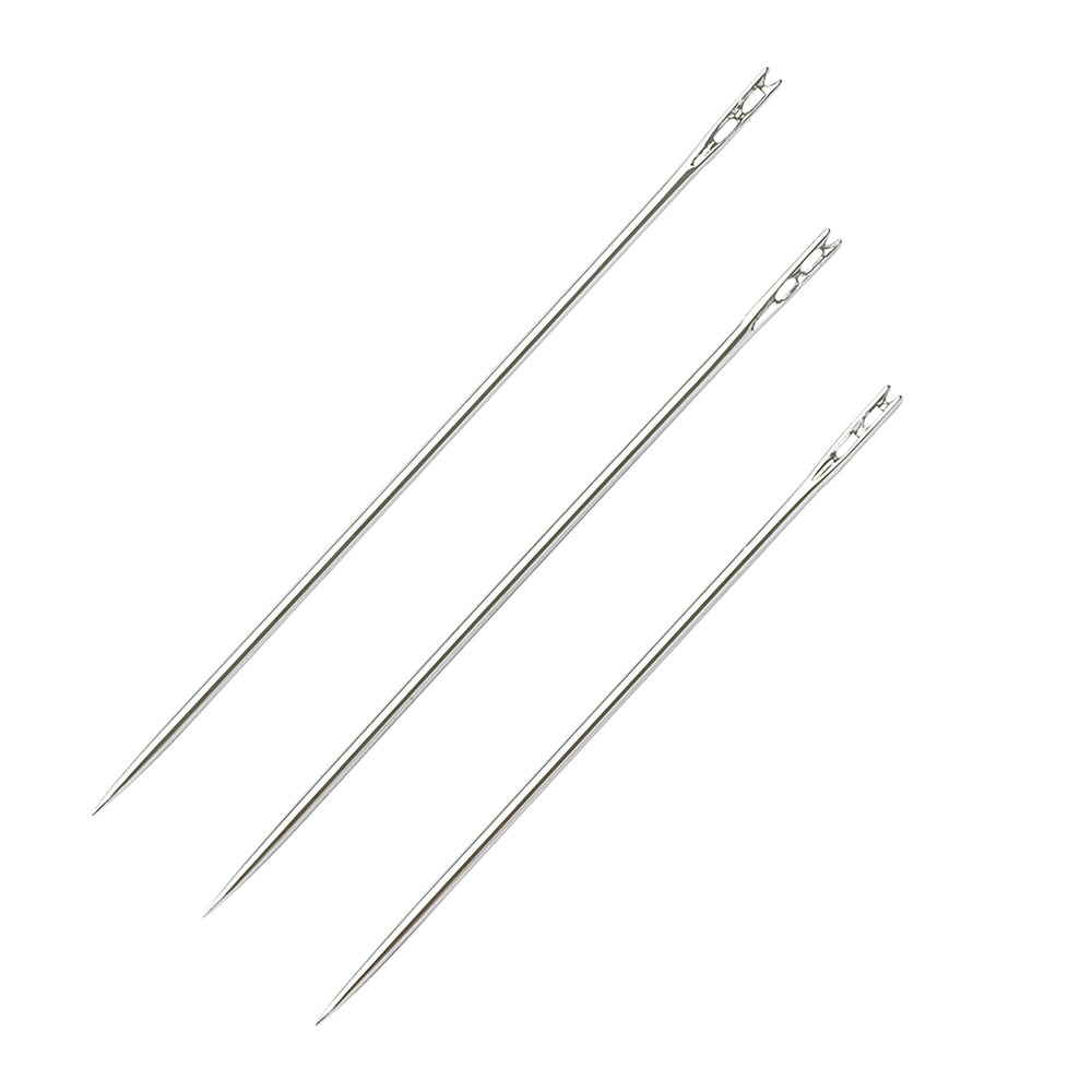 Milward Hand Sewing Needles - Self-Threading - Nos.4-8 - 6 Pieces