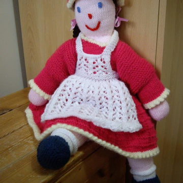 Victorian Soft Knitted Dolly
