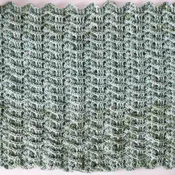 Textured Waves Hooded Cowl