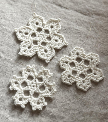 Snowflake Ornament Trio