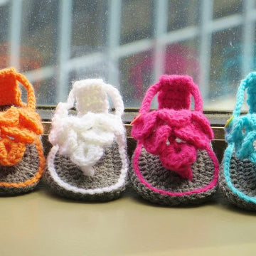 Crocodile Stitch Baby Sandals