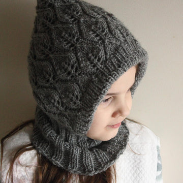 Double Leaf Lace Balaclava