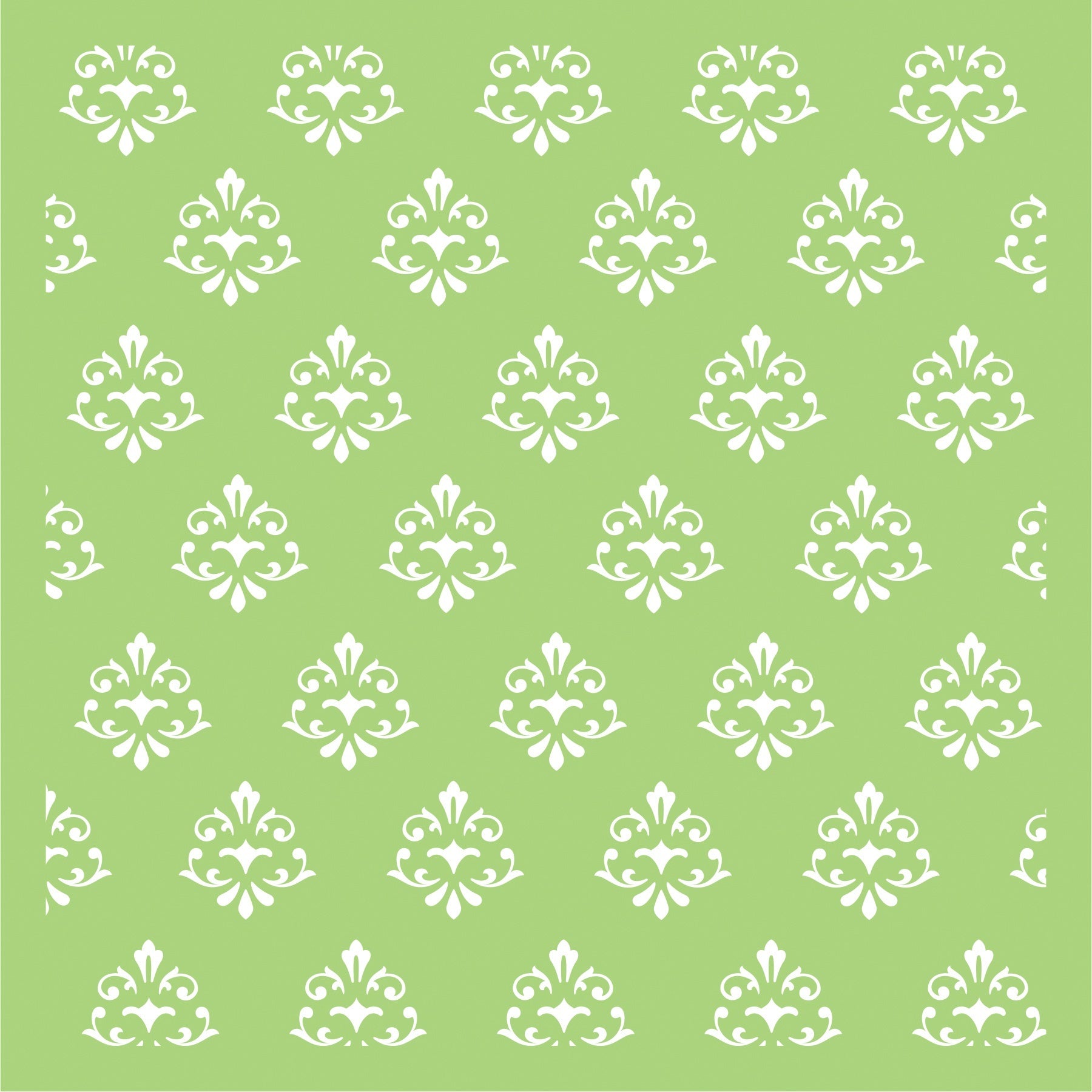 Kaisercraft Designer Template 6"X6" - Small Damask