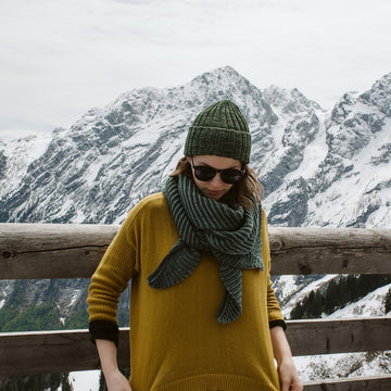 Snowy Pines Shawl
