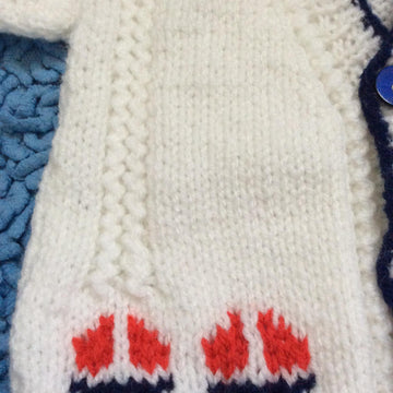 Sail Away Sailboat  Cardigan & Hat