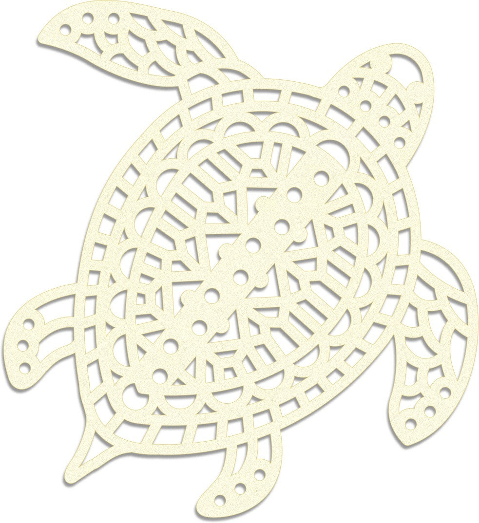 Artdeco Creations Sunburnt Country Laser Cut Coasterboard - Traditional Turtle 2.1"X2.3"