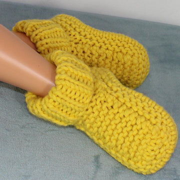 Childrens Super Chunky Slipper Boots Circular