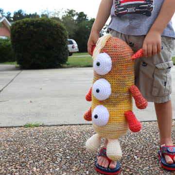 Banana the Crochet Mandala Monster