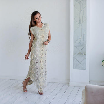 Crochet motif dress