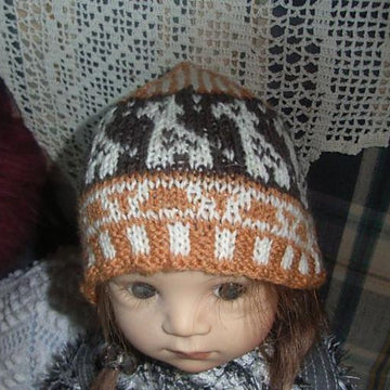 Giraffe kids beanie