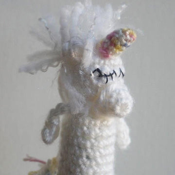 Sleepy Unicorn Finger puppet