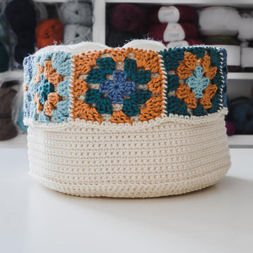 Granny Square Basket