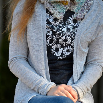 Enchanted Tunisian Collared Cowl
