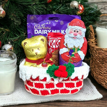 Christmas Chimney Hamper Chocolate Holder