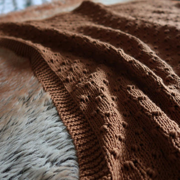Knot Stitch Baby Blanket