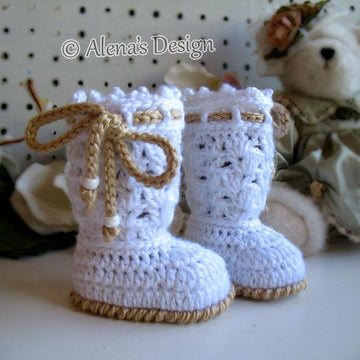 Angel Baby Booties